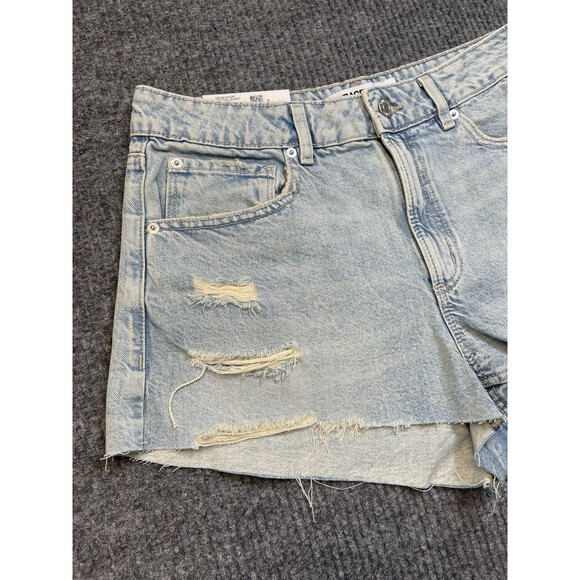 Garage Denim Festival Shorts Women Size 9 Distressed Cut-Off Blue Cotton NEW - Picture 3 of 10